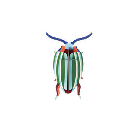 Studio Roof Studio Roof - muurdecoratie - rainbow leaf beetle Studio Roof Studio Roof - muurdecoratie - rainbow leaf beetle