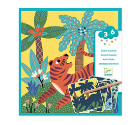 Djeco Djeco - kraskaarten - grote dieren