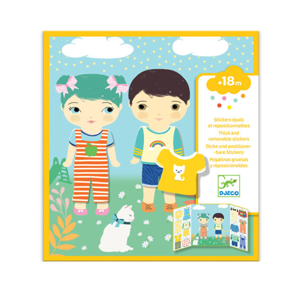 Djeco Djeco - herbruikbare stickers - kleren Djeco Djeco - herbruikbare stickers - kleren