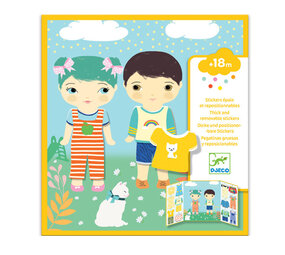 Djeco Djeco - herbruikbare stickers - kleren