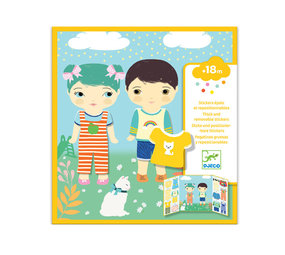 Djeco Djeco - herbruikbare stickers - kleren Djeco Djeco - herbruikbare stickers - kleren