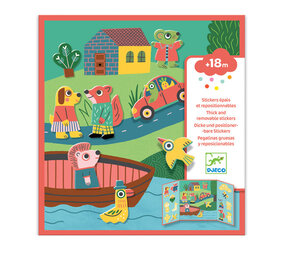 Djeco Djeco - herbruikbare stickers - dieren