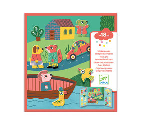 Djeco Djeco - herbruikbare stickers - dieren Djeco Djeco - herbruikbare stickers - dieren