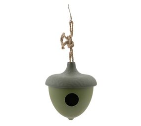 Point Virgule Point Virgule - bamboevezel vogelhuisje (eikel) - groen