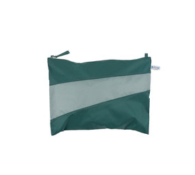 Susan Bijl Susan Bijl - the new pouch large - pine & grey Susan Bijl Susan Bijl - the new pouch large - pine & grey