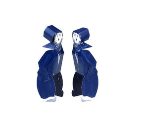 Piet Design Piet design - vouwkaart - kussend paar m/m Piet Design Piet design - vouwkaart - kussend paar m/m