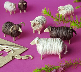 Piet Design Piet design - DIY pakket - schaapskudde Piet Design Piet design - DIY pakket - schaapskudde