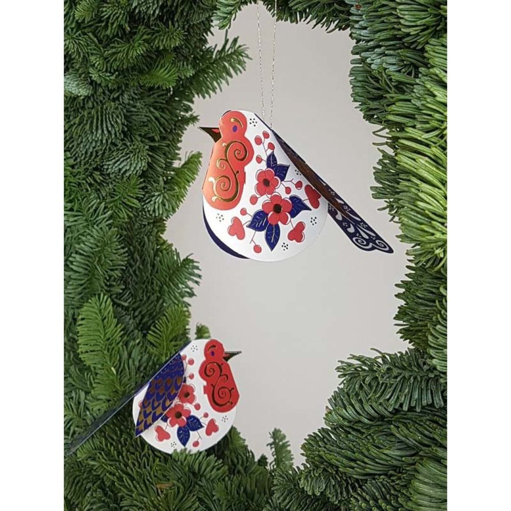 Piet Design Piet design - vouwpakket roodborstje - imari Piet Design Piet design - vouwpakket roodborstje - imari