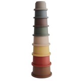 Mushie Mushie - stacking cups - retro Mushie Mushie - stacking cups - retro