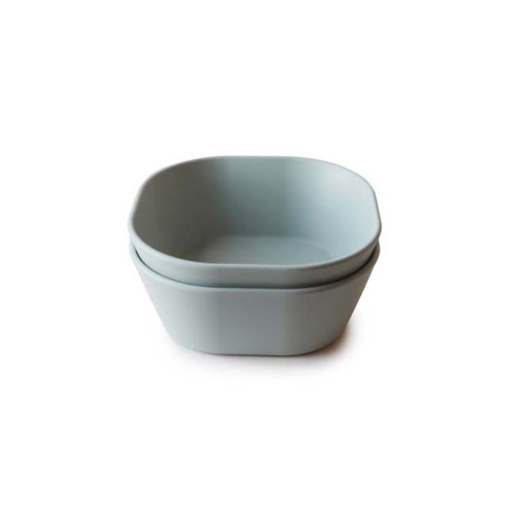 Mushie Mushie - vierkant kommetje - groen (set van 2) Mushie Mushie - vierkant kommetje - groen (set van 2)