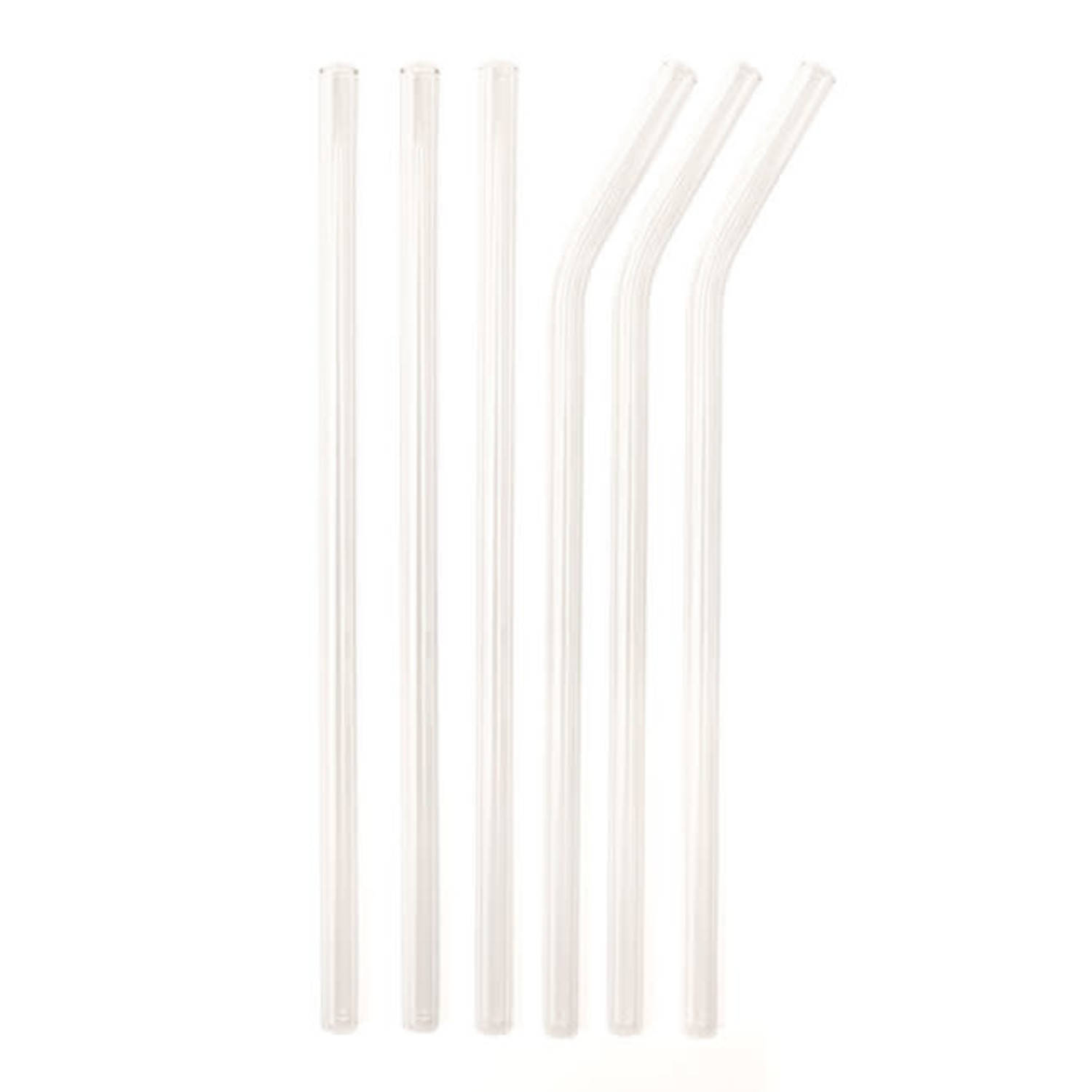 ALINK 6 stuks herbruikbare heldere harde kunststof rietjes, transparante vervangende drinkrietjes voor 40/30 ons glazen en bekers, 31 cm extra lange herbruikbare Stanley rietjes (6 kleuren