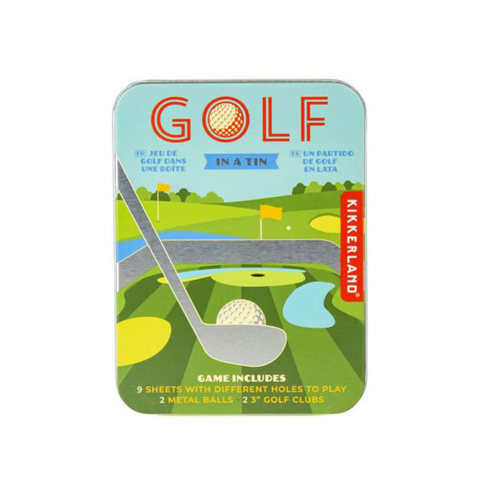 Kikkerland Kikkerland - spel - golf in een blikje Kikkerland Kikkerland - spel - golf in een blikje