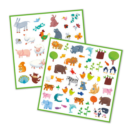 Djeco Djeco - stickers - dieren Djeco Djeco - stickers - dieren