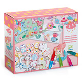 Djeco Djeco - 100 vormen kleuren - unicorns en zeemeerminnen Djeco Djeco - 100 vormen kleuren - unicorns en zeemeerminnen