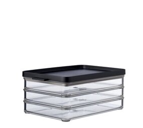 Mepal Mepal - koelkastdoos omnia vleeswaren 3-laags  - black