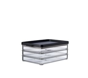 Mepal Mepal - koelkastdoos omnia vleeswaren 3-laags  - black Mepal Mepal - koelkastdoos omnia vleeswaren 3-laags  - black