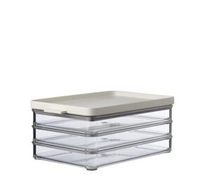 Mepal Mepal - koelkastdoos omnia vleeswaren 3-laags  - nordic white