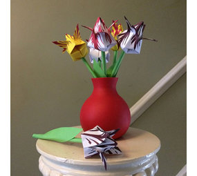 Piet Design Piet design - vouwpakket - tulpen (24 stuks) Piet Design Piet design - vouwpakket - tulpen (24 stuks)