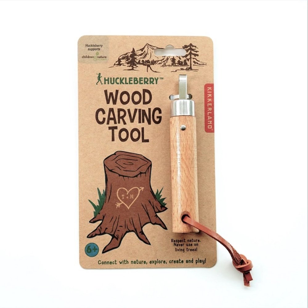 Kikkerland Kikkerland - buitenspeelgoed - huckleberry wood carving tool Kikkerland Kikkerland - buitenspeelgoed - huckleberry wood carving tool
