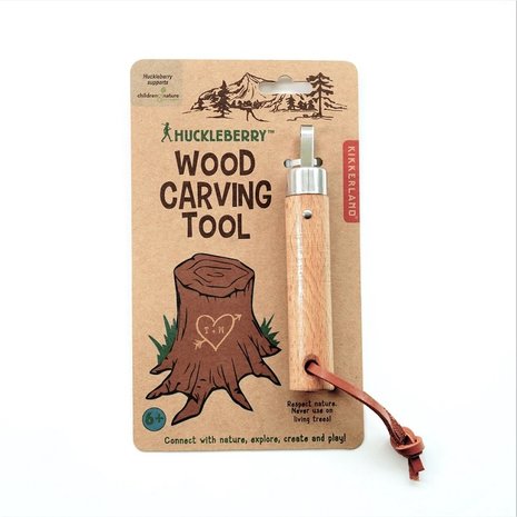 Kikkerland Kikkerland - buitenspeelgoed - huckleberry wood carving tool Kikkerland Kikkerland - buitenspeelgoed - huckleberry wood carving tool