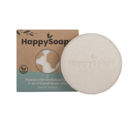 HappySoaps Happysoaps - travel wash bar 3 in 1 - beach breeze HappySoaps Happysoaps - travel wash bar 3 in 1 - beach breeze