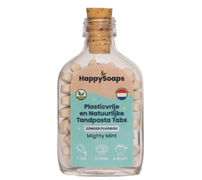 HappySoaps Happysoaps - tandpasta tabs - mighty mint (zonder fluoride)