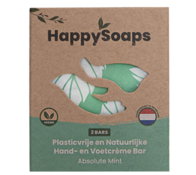 HappySoaps Happysoaps - hand- en voetcreme - absolute mint