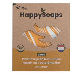 HappySoaps Happysoaps - hand- en voetcreme - soft argan