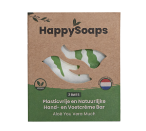 HappySoaps Happysoaps - hand- en voetcreme - aloë you very much HappySoaps Happysoaps - hand- en voetcreme - aloë you very much