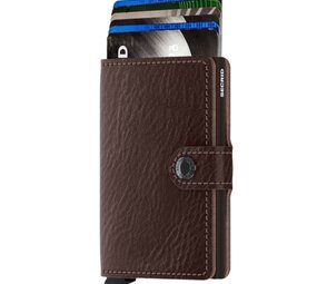 Secrid Secrid - miniwallet veg - espresso brown (plantaardig gelooid)