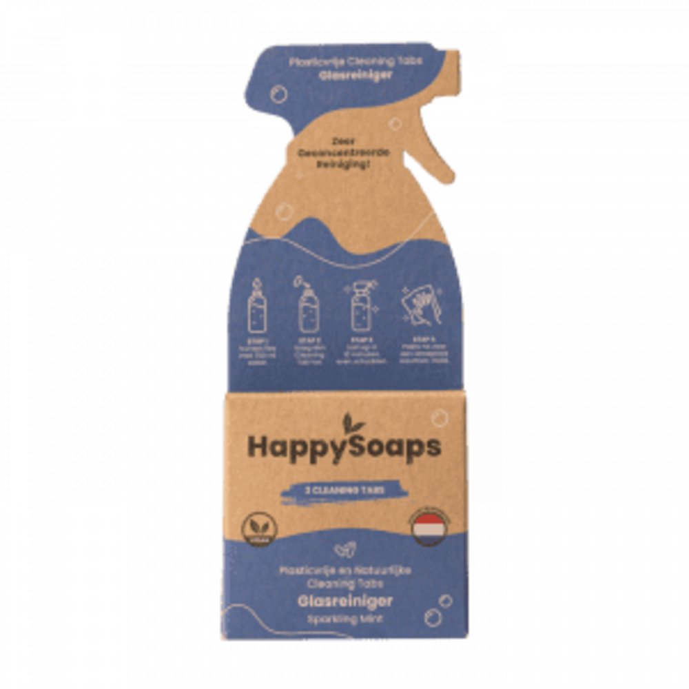 HappySoaps Happysoaps - cleaning tabs - glasreiniger - sparkling mint