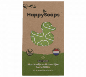 HappySoaps Happysoaps - baby & kids body oil bar - aloe you vera much