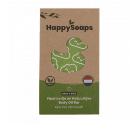 HappySoaps Happysoaps - baby & kids body oil bar - aloe you vera much HappySoaps Happysoaps - baby & kids body oil bar - aloe you vera much