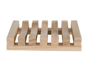 HappySoaps Happysoaps - accessoire - zeephouder licht hout HappySoaps Happysoaps - accessoire - zeephouder licht hout