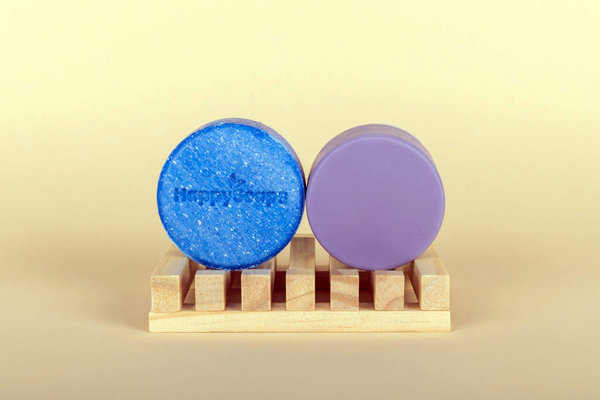 HappySoaps Happysoaps - accessoire - zeephouder licht hout HappySoaps Happysoaps - accessoire - zeephouder licht hout