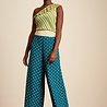 King Louie King Louie - palazzo pants pablo - lapis blue King Louie King Louie - palazzo pants pablo - lapis blue