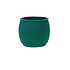 Living by colors - silicone bloempot chubby - dark green