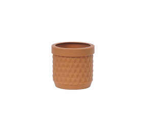 Living by Colors Living by colors - silicone bloempot potts - toffee Living by Colors Living by colors - silicone bloempot potts - toffee