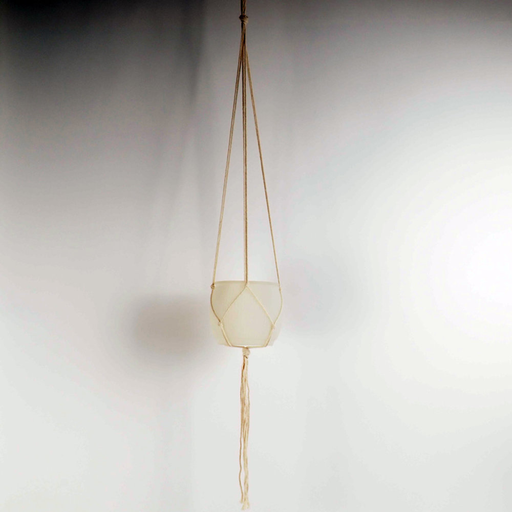 Living by Colors Living by colors - plantenhanger 120 cm - off whitewit Living by Colors Living by colors - plantenhanger 120 cm - off whitewit