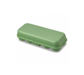 Koziol Koziol - eggs to go eierdoos - bio leaf green Koziol Koziol - eggs to go eierdoos - bio leaf green