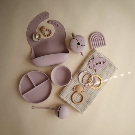 Mushie Mushie - silicone kom - soft lilac