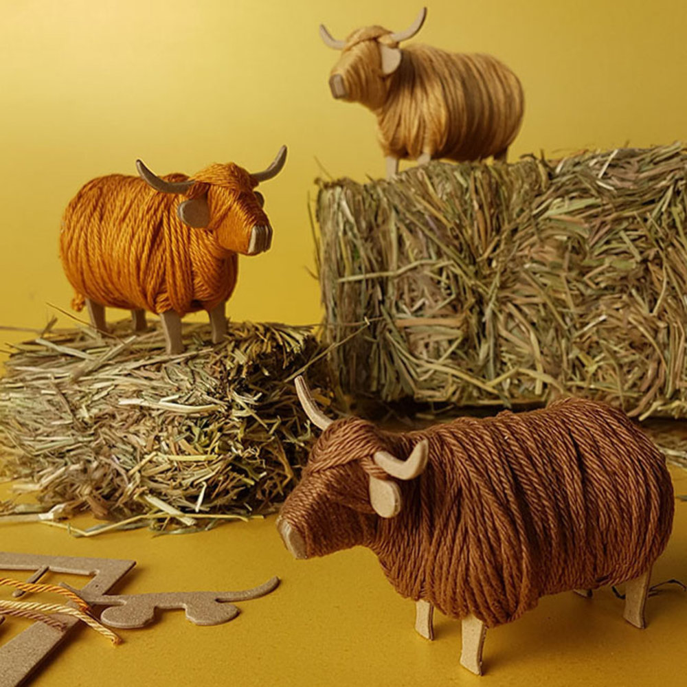 Piet Design Piet design - DIY pakket - schotse hooglanders