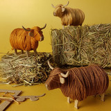 Piet Design Piet design - DIY pakket - schotse hooglanders Piet Design Piet design - DIY pakket - schotse hooglanders