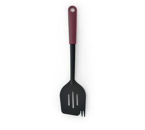 Brabantia Brabantia - tasty+ bakspaan met vork - aubergine red Brabantia Brabantia - tasty+ bakspaan met vork - aubergine red