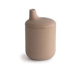 Mushie Mushie - silicone tuitbeker - natural Mushie Mushie - silicone tuitbeker - natural