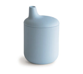 Mushie Mushie - silicone tuitbeker - powder blue