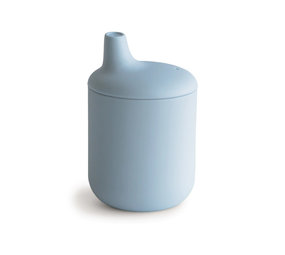 Mushie Mushie - silicone tuitbeker - powder blue Mushie Mushie - silicone tuitbeker - powder blue
