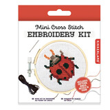 Kikkerland Kikkerland - borduur kit - lieveheersbeestje