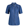 King Louie King Louie - carina blouse las palmas - blauw King Louie King Louie - carina blouse las palmas - blauw