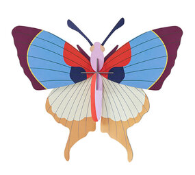 Studio Roof Studio Roof - muurdecoratie - plum fringe butterfly